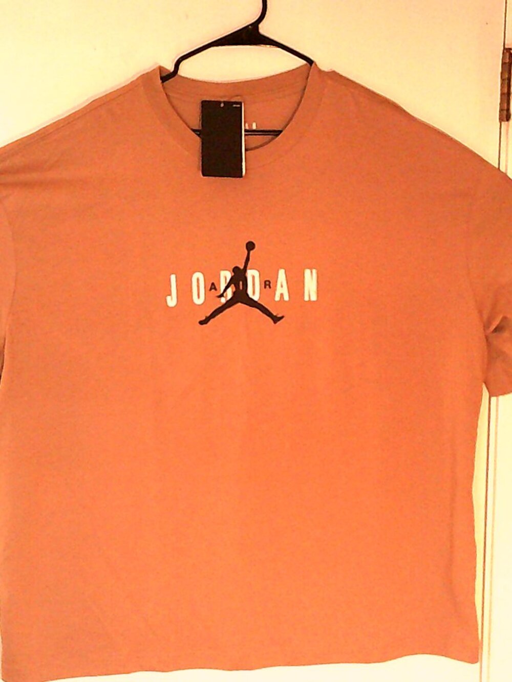 NEW AIR JORDAN "AJ11 Brooklyn O/S Tee" MEN'S KHAKI WHITE T-SHIRT XL IF0778-257